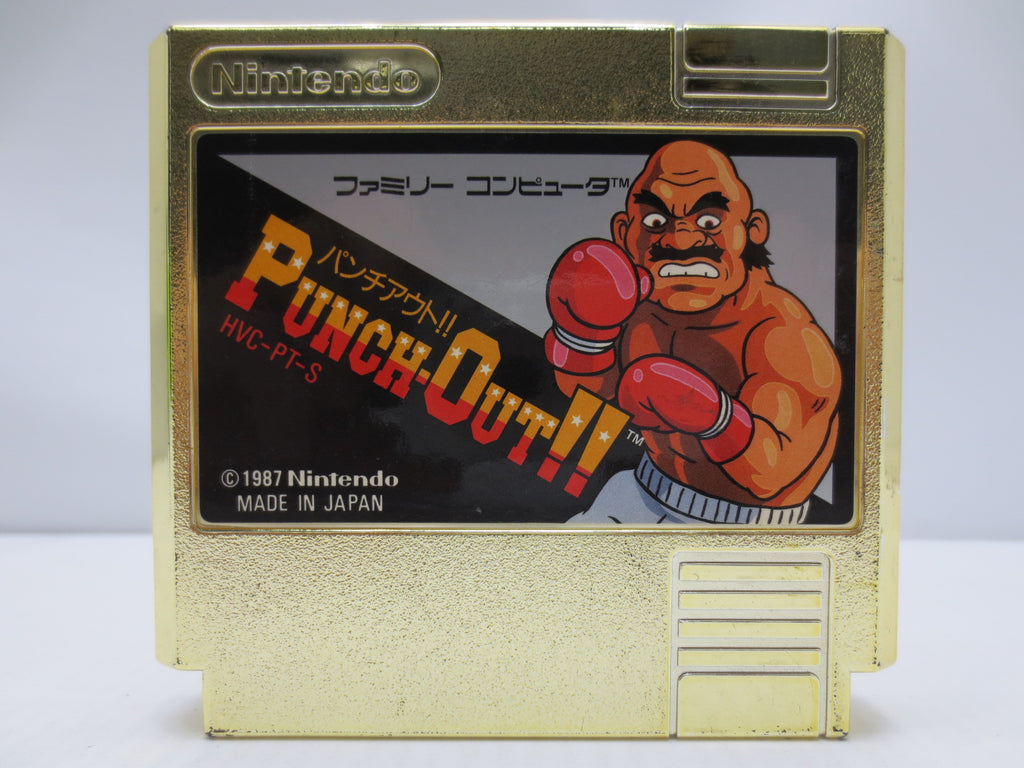 中古】【開封品】ファミコンソフト Punch-Out!! GOLD(非売品)＜レトロゲーム＞（代引き不可）6587