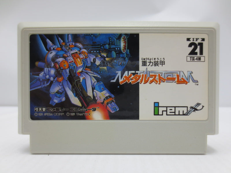 【中古】【開封品】ファミコンソフト　重力装甲メタルストーム＜レトロゲーム＞（代引き不可）6587