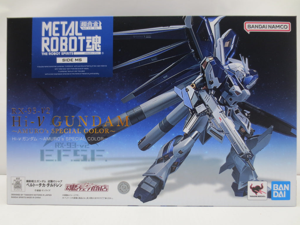 【中古】【開封品】METAL ROBOT魂 ＜SIDE MS＞ Hi-νガンダム 〜AMURO’s SPECIAL COLOR〜 「機動戦士ガンダム  逆襲のシャア ベルトーチカ・チルドレン」 魂ウェブ商店限定＜フィギュア＞（代引き不可）6587