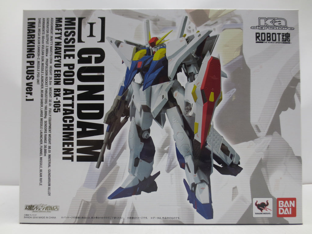 中古】【未開封】ROBOT魂 ＜SIDE MS＞ RX-105 Ξガンダム ミサイルポッド装備(マーキングプラスVer.) 「機動戦士ガン