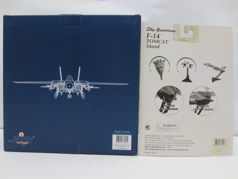 【中古】【開封品】【セット】1/72 F-14B U.S.NAVY VF-103 ジョリーロジャース [WTW-72-009-027]＆1/72 F-14専用ディスプレイスタンド 「スカイガーディアンズシリーズ」 [WT72014S]＜コレクターズアイテム＞（代引き不可）6587