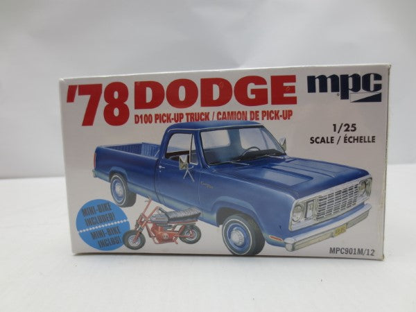 【中古】【未開封】1/25 ’78 DODGE D100 PICK-UP/CAMION DE PICK-UP＜プラモデル＞（代引き不可）6587