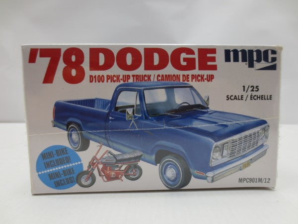 【中古】【未開封】1/25 ’78 DODGE D100 PICK-UP/CAMION DE PICK-UP＜プラモデル＞（代引き不可）6587