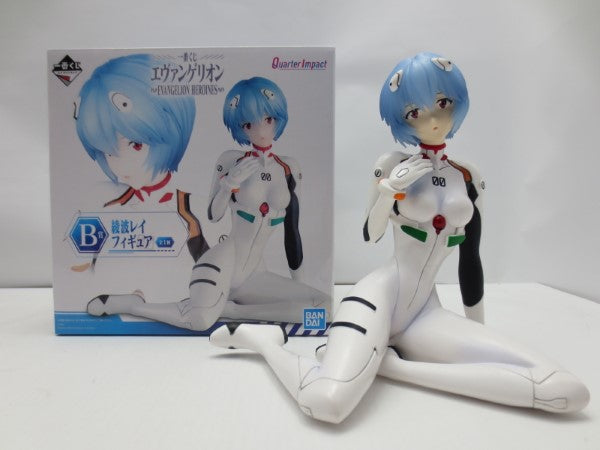 【中古】【開封品】B賞 綾波レイ フィギュア 「一番くじ エヴァンゲリオン EVANGELION HEROINES」 Quarter Impact＜フィギュア＞（代引き不可）6587