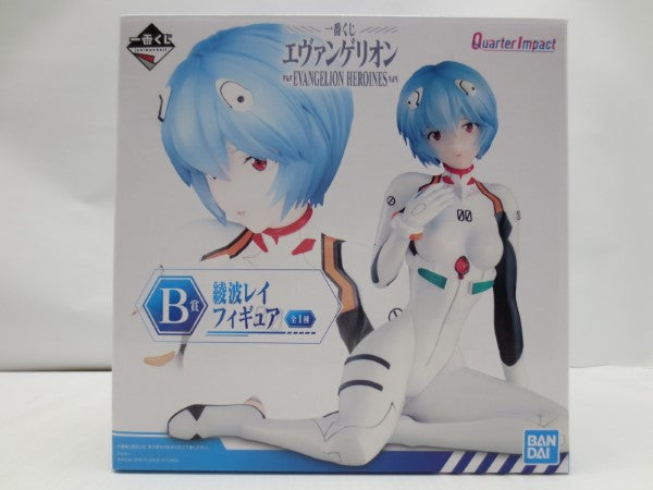 【中古】【開封品】B賞 綾波レイ フィギュア 「一番くじ エヴァンゲリオン EVANGELION HEROINES」 Quarter Impact＜フィギュア＞（代引き不可）6587