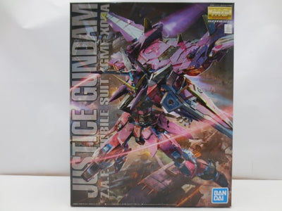 【中古】【未組立】1/100 MG ZGMF-X09A ジャスティスガンダム 「機動戦士ガンダムSEED」＜プラモデル＞（代引き不可）...