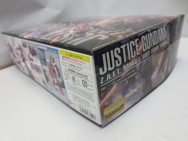 【中古】【未組立】1/100 MG ZGMF-X09A ジャスティスガンダム 「機動戦士ガンダムSEED」＜プラモデル＞（代引き不可）6587