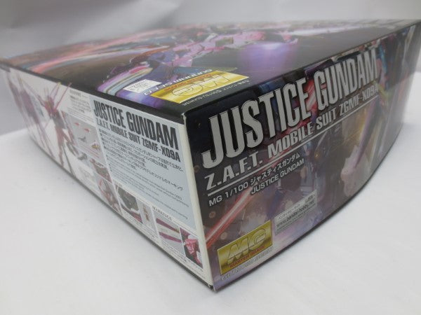 【中古】【未組立】1/100 MG ZGMF-X09A ジャスティスガンダム 「機動戦士ガンダムSEED」＜プラモデル＞（代引き不可）6587