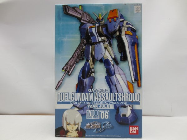 【中古】【未組立】1/100 SCALE MODEL デュエルガンダム アサルトシュラウド「機動戦士ガンダムSEED」＜プラモデル＞（代引き不可）6587