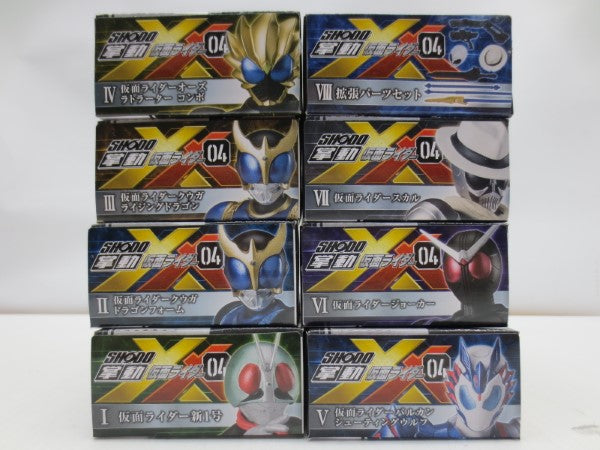 【中古】【未開封】【セット】全8種 「掌動ーXX 仮面ライダー4」＜フィギュア＞（代引き不可）6587