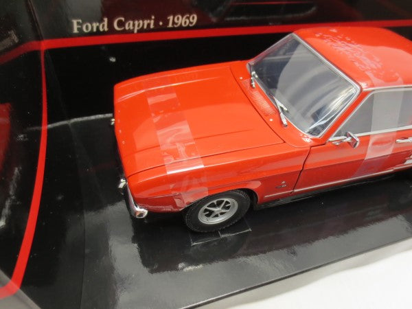 【中古】【開封品】Minichamps 1/18 FORD CAPRI 1969 (レッド)「CAR COLLECTION」＜コレクターズアイテム＞（代引き不可）6587