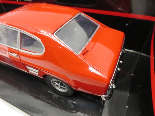 【中古】【開封品】Minichamps 1/18 FORD CAPRI 1969 (レッド)「CAR COLLECTION」＜コレクターズアイテム＞（代引き不可）6587