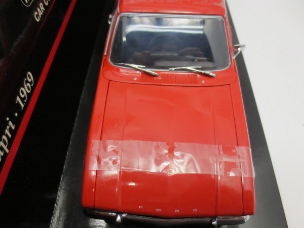 【中古】【開封品】Minichamps 1/18 FORD CAPRI 1969 (レッド)「CAR COLLECTION」＜コレクターズアイテム＞（代引き不可）6587