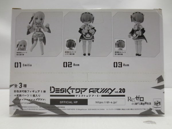 【中古】【未開封】3種セット デスクトップアーミー Re：ゼロから始める異世界生活＜フィギュア＞（代引き不可）6587