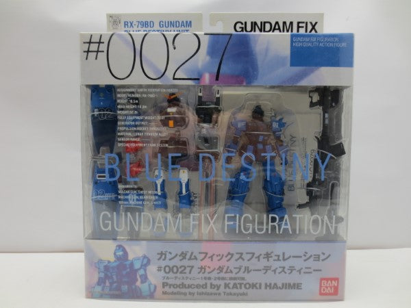 【中古】【未開封】ガンダムブルーディスティニー GUNDAM FIX FIGURATION #0027 「機動戦士ガンダム外伝1 戦慄のブルー」＜フィギュア＞（代引き不可）6587