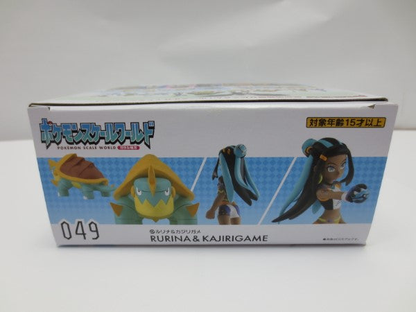 中古】【開封品未使用】ポケモンスケールワールド ガラル地方 ルリナ＆カジリガメ プレミアムバンダイ＜フィギュア＞（