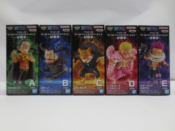 【中古】【未開封】全5種セット 「ワンピース」 ワールドコレクタブルフィギュア-好敵手-＜フィギュア＞（代引き不可）6587