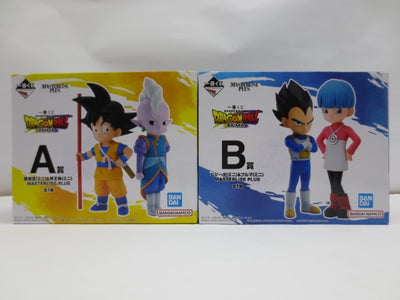 【中古】【未開封】セット A賞 孫悟空(ミニ)＆界王神(ミニ) B賞 ベジータ(ミニ)＆ブルマ(ミニ) 一番くじ ドラゴンボールDAI...