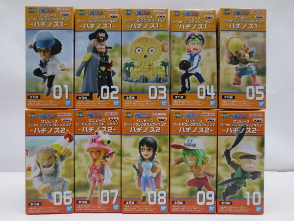 【中古】【未開封】全10種セット ワールドコレクタブルフィギュア WCF ハチノス1 ハチノス2 「ワンピース」＜フィギュア＞（代引き不可）6587