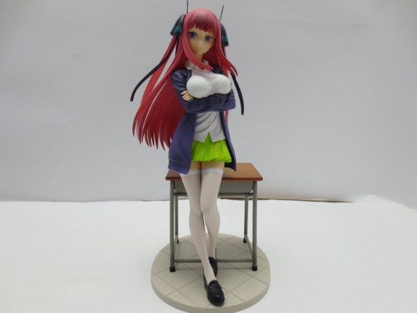 【中古】【開封品】【特典付き】中野二乃「五等分の花嫁」 1/8 PVC製塗装済み完成品＜フィギュア＞（代引き不可）6587