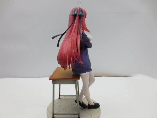 【中古】【開封品】【特典付き】中野二乃「五等分の花嫁」 1/8 PVC製塗装済み完成品＜フィギュア＞（代引き不可）6587