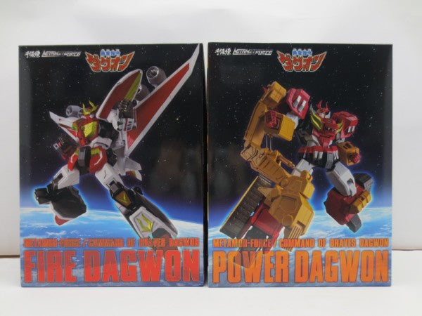 【中古】【開封品】【セット】METAMOR-FORCE ファイヤーダグオン/パワーダグオン 「勇者指令ダグオン」2種＜フィギュア＞（代引き不可）6587