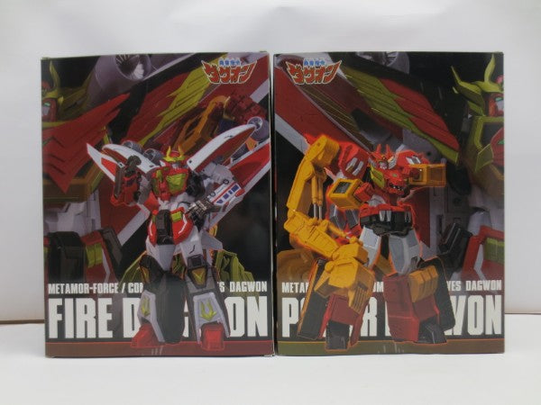 【中古】【開封品】【セット】METAMOR-FORCE ファイヤーダグオン/パワーダグオン 「勇者指令ダグオン」2種＜フィギュア＞（代引き不可）6587