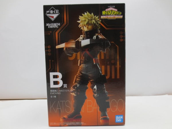 【中古】【開封品】爆豪勝己「一番くじ 僕のヒーローアカデミア THE MOVIE WORLD HEROES’ MISSION」MASTERLISE EMOVING B賞＜フィギュア＞（代引き不可）6587