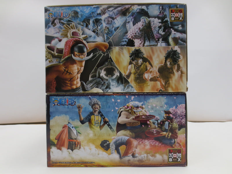 【中古】【開封品】ワンピース LOGBOX マリンフォード編 前編 後編 セット＜フィギュア＞（代引き不可）6587