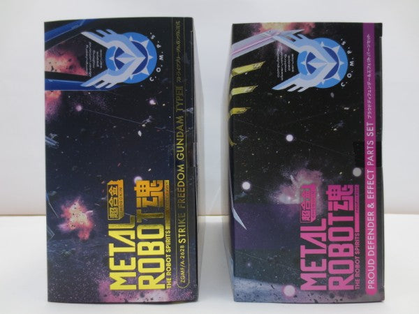 【中古】【未開封】【セット】METAL ROBOT魂 ＜SIDE MS＞ ストライクフリーダムガンダム弐式 プラウドディフェンダー＜フィギュア＞（代引き不可）6587