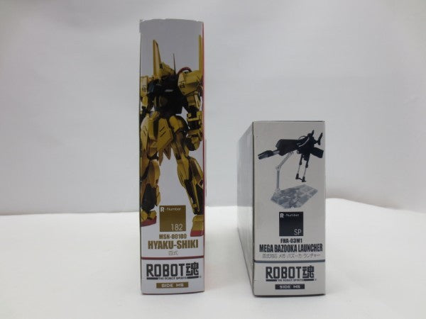 【中古】【開封品】【セット】ROBOT魂 ＜SIDE MS＞ 百式 「機動戦士Zガンダム」/ 百式対応 メガ・バズーカ・ランチャー 2種＜フィギュア＞（代引き不可）6587