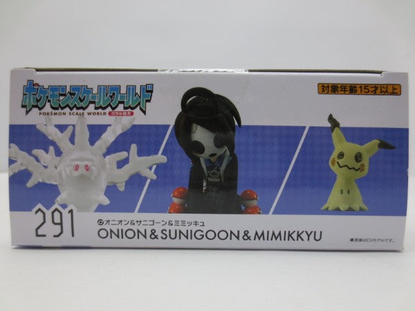 ポケモンスケールワールド サイトウ＆カポエラー　オニオン＆サニゴーン＆ミミッキュ ポケモンスケールワールドに「サイトウ＆カポエラー」と