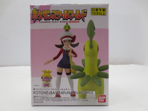 【中古】【未開封】ポケモンスケールワールド ジョウト地方 コトネ＆ベイリーフ＆ネイティ＆ムチュール ＜フィギュア＞（代引き不可）6587
