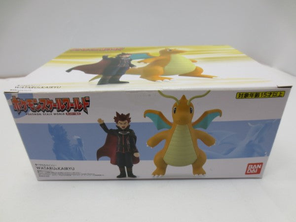 【中古】【未開封】ポケモンスケールワールド カントー地方 ワタル＆カイリュー プレミアムバンダイ限定＜フィギュア＞（代引き不可）6587