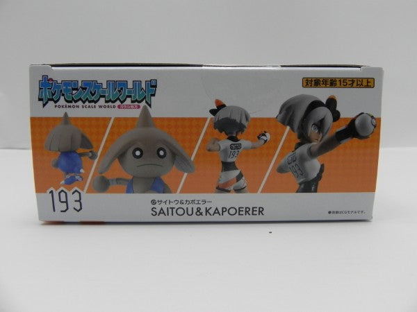 【中古】【未開封】ポケモンスケールワールド ガラル地方 サイトウ＆カポエラー プレミアムバンダイ限定＜フィギュア＞（代引き不可）6587
