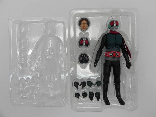 【中古】【開封品】S.H.Figuarts 仮面ライダー第2+1号 一文字隼人/S.H.Figuarts シンサイクロン号＜フィギュア＞（代引き不可）6587