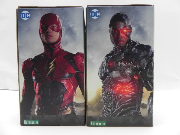 【中古】【未開封】ARTFX+ フラッシュ/ARTFX+ サイボーグ＜フィギュア＞（代引き不可）6587