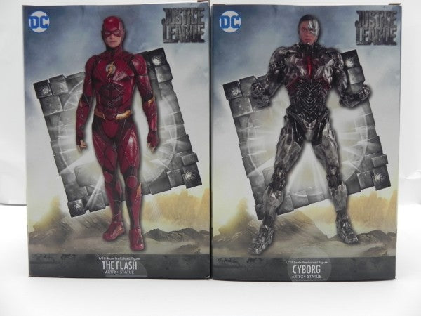 【中古】【未開封】ARTFX+ フラッシュ/ARTFX+ サイボーグ＜フィギュア＞（代引き不可）6587