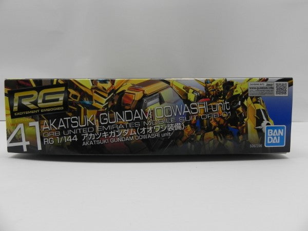 【中古】【未組立】1/144 RG ORB-01 アカツキガンダム(オオワシ装備) 「機動戦士ガンダムSEED DESTINY」 [5067396]＜プラモデル＞（代引き不可）6587