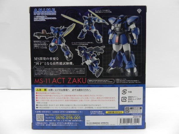 新品・未使用 ROBOT魂＜SIDE MS＞ MS-11 アクトザク ROBOT魂 ＜SIDE MS＞ MS-11 アクト・ザク（オーガスタ研究所仕様