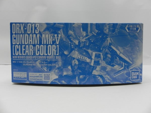 【未開封】1/100 MG ORX-013 ガンダムMk-V [クリアカラー] 「ガンダム・センチネル」 イベント限定 特別企画】【ガンダムベース撮り下ろし】「MG 1/100 ガンダムMk