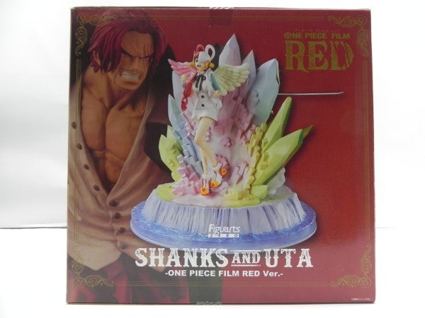 【中古】【未開封】フィギュアーツZERO[超激戦]シャンクス＆ウタ -ONE PIECE FILM RED Ver.＜フィギュア＞（代引き不可）6587