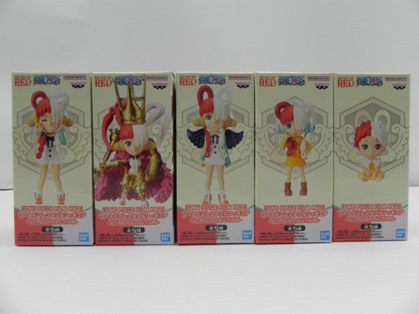 【中古】【未開封】全5種セット 「ワンピース FILM RED」 ワールドコレクタブルフィギュア-UTA COLLECTION-＜フィギュア＞（代引き不可）6587
