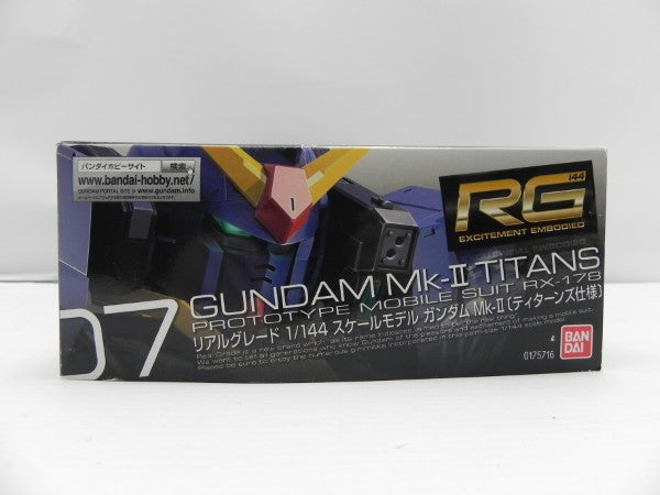 【中古】【未組立】1/144 RG RX-178 ガンダムMk-II(ティターンズ仕様) 「機動戦士Zガンダム」 [0175716]＜プラモデル＞（代引き不可）6587