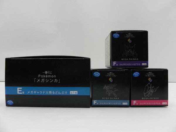 【中古】【開封品】【セット】「一番くじ Pokemon 『メガシンカ』」E賞 どんぶり/F賞 ひんやりメガシンカグラス3種＜コレクターズアイテム＞（代引き不可）6587