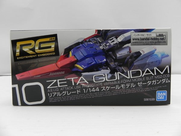 【中古】【未組立】1/144 RG MSZ-006 ゼータガンダム 「機動戦士Zガンダム」 [5061599]＜プラモデル＞（代引き不可）6587