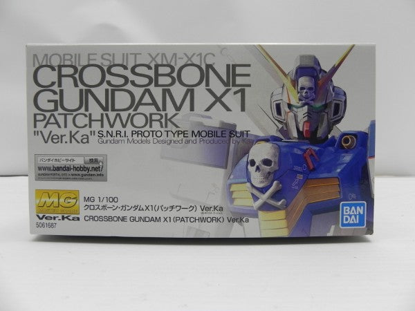 【中古】【未組立】1/100 MG XM-X1 クロスボーンガンダムX1(パッチワーク)Ver.Ka「機動戦士クロスボーン・ガンダム」[5061687]＜プラモデル＞（代引き不可）6587
