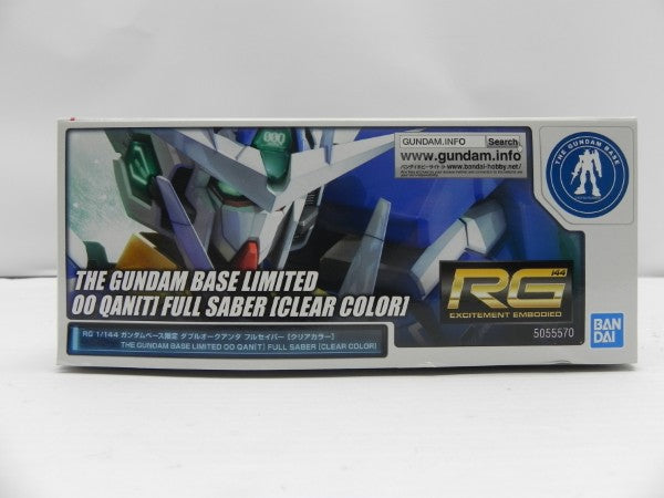 【中古】【未組立】1/144 RG GNT-0000/FS ダブルオークアンタフルセイバー クリアカラー 「機動戦士ガンダム00V戦記」＜プラモデル＞（代引き不可）6587