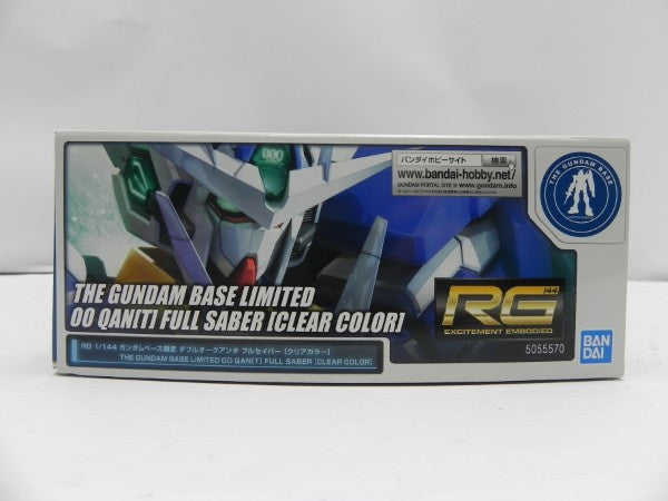 【中古】【未組立】1/144 RG GNT-0000/FS ダブルオークアンタフルセイバー クリアカラー 「機動戦士ガンダム00V戦記」＜プラモデル＞（代引き不可）6587
