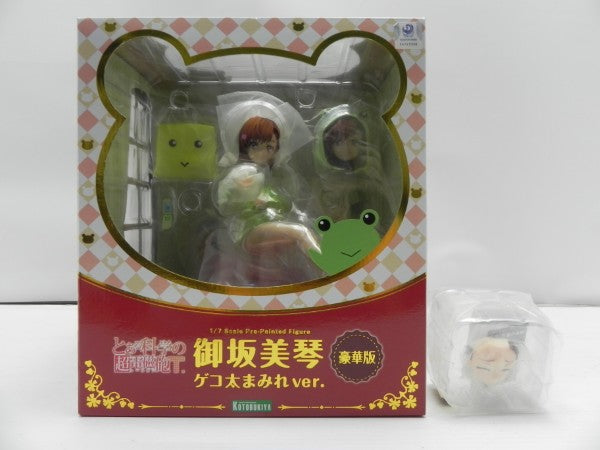 【中古】【未開封】御坂美琴ゲコ太まみれver. 豪華版/至福の笑顔パーツセット＜フィギュア＞（代引き不可）6587